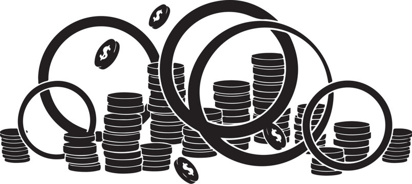 Coins and circles in a chaotic financial mess