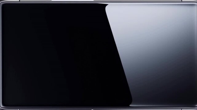 鏡面仕上げに修復されたスマートフォンのディスプレイと精密な画面の背景
