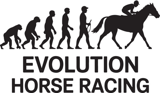 Evolution of horse racing from human ancestors
