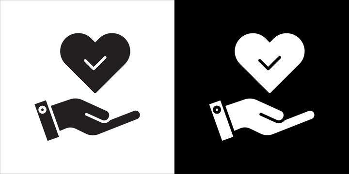 Trust Icon Sheet Black And White