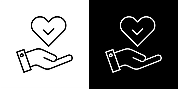 Trust Icon Sheet Black And White