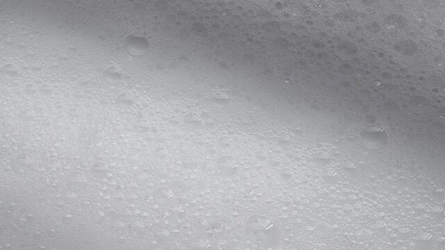 Abstract white soap foam bubbles texture background