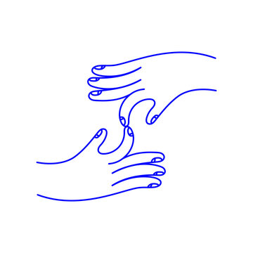 Vector illustration in hand drawn doodle style, mascot and character hands and gestures, positive vibe stickers and overlays, ok and agreement, victory and peace sign, pointing finger