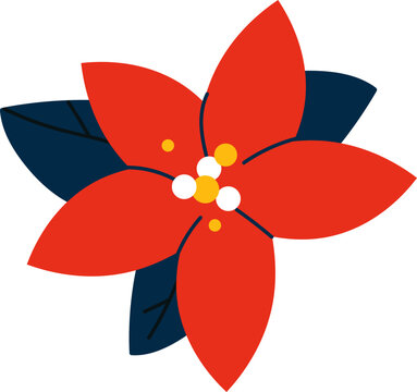 Tropical Bali Flower Illustration