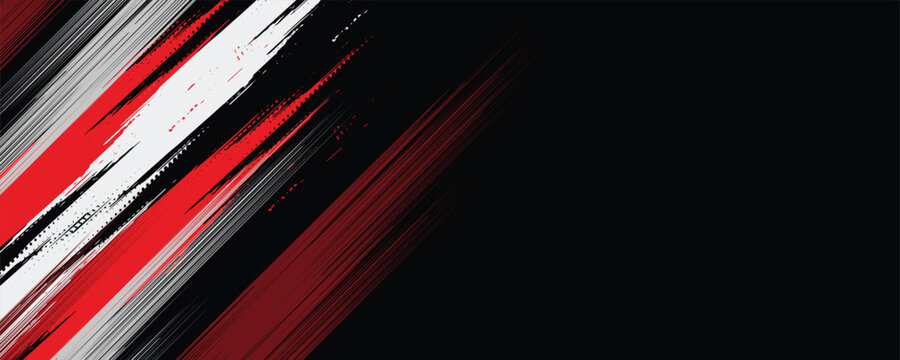 Glitch distorted grunge background. Noise destroyed texture. Red halftone dots blue color pattern gradient grunge texture background.