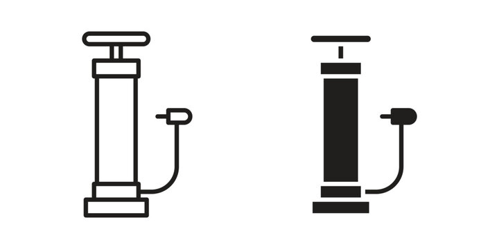 Air pump icon collection. Vector icon illustrated
