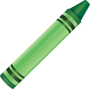 Green crayon