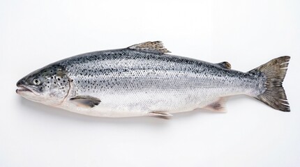 Fototapeta premium Fresh whole raw salmon fish