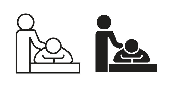 Massage icon collection. Vector icon illustrated
