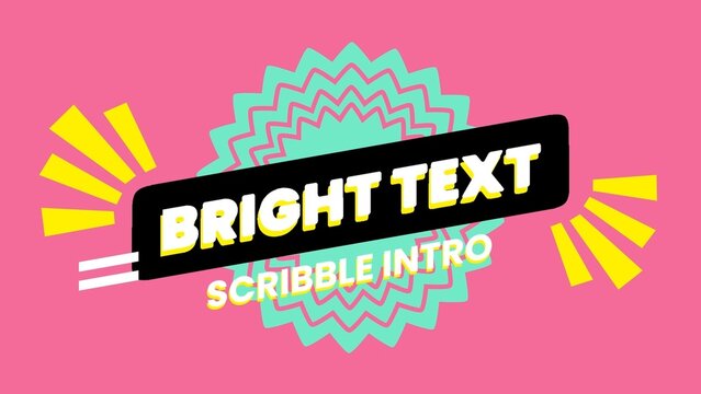 Scribble Paper Tear Drawings Fun Colorful Title