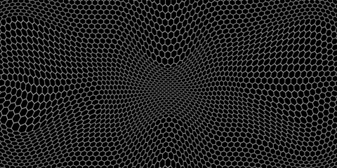 Mesh texture for fishing nets. Grunge pattern for sportswear or soccer goal, volleyball net, basketball hoop, hockey, athletics. Mesh background © Faisol