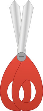 Scissors Illustration -- Sharp Tool, Industry Symbol, And Business Design Element
