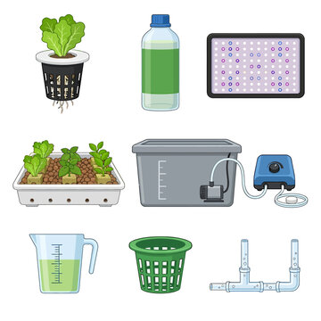 Hydroponics tools and techniques: A comprehensive collection of hydroponics equipment and methods, showcasing the beauty of soilless cultivation and sustainable agriculture.