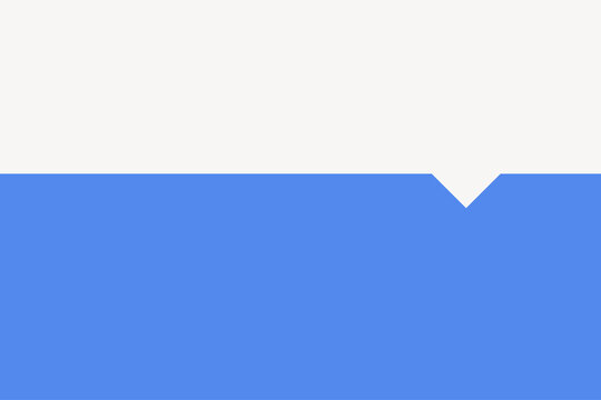 Minimalist background with a blue and white color block design