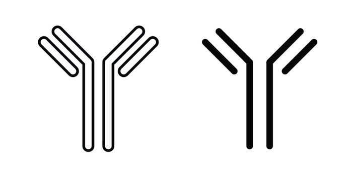 Antibody icon for ui and web, Vector pictogram