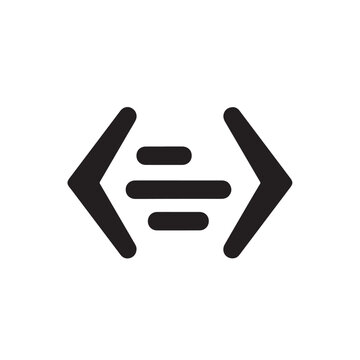 Minimalist abstract code snippet x symbol in clean white silhouette style