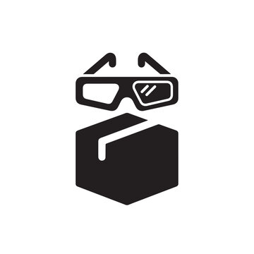 Minimalist shopping cart icon with hanging bag design for e-commerce and retail