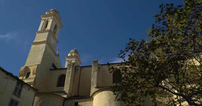 The Eglise Saint-Jean-Baptiste (Church of John the Baptist) in Bastia, Corsica