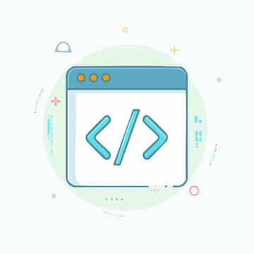 Coding and Programming Icon