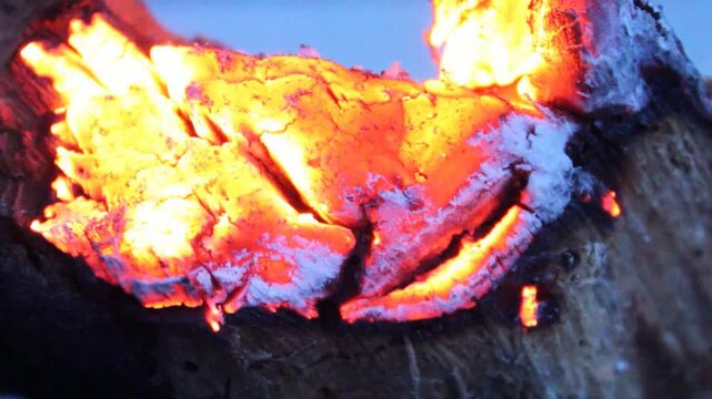 Ignition of smoldering coals.
To ignite smoldering coals, oxygen must be supplied. This can be achieved by simply blowing air into them.
