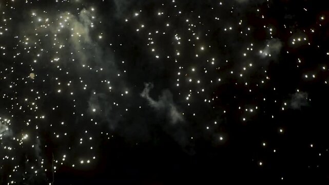 Firework celebrate anniversary happy new year 2026, 4th of july holiday festival. colorful firework in the night time to celebrate national holiday. countdown to new year 2027 party time event.