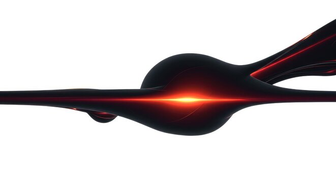 Abstract representation of a visual afterimage phenomenon shown on a stark white background, illustrating sensory persistence, intensity, effect, science