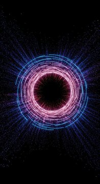 Conceptual visualization of recursive data paths. Repetitive glowing waves bounce within a geometric structure, symbolizing filtering and isolation, dark background, resonance, restricted