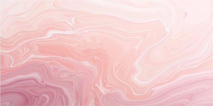 Abstract pink background with bubbles features a raw red pork meat texture resembling fresh rose paint and a textured Valentine wallpaper design