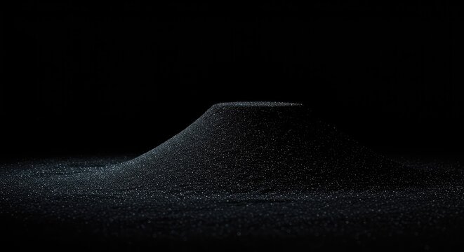 Minimalist dark field suggesting infinite lack of presence, deep philosophical nothingness, and profound empty space or pure vacuum, blank, non-existence, infinite