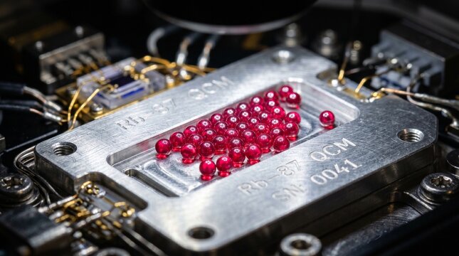 Advanced Quantum Computing Component with Rubidium 87 QCM Sensor