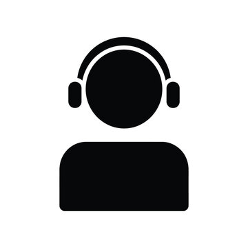 Customer service representative support agent headset