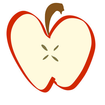 heart shaped apple