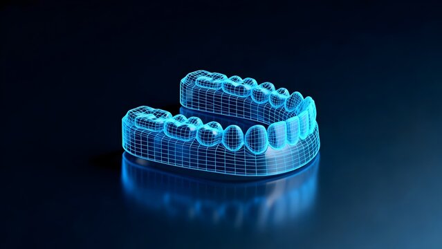 Digital model of human teeth
