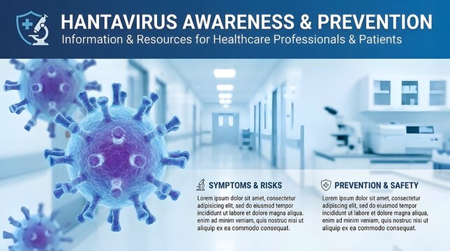 Hantavirus awareness healthcare information prevention symptoms and risks visual