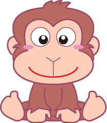 Obraz premium animate monkey