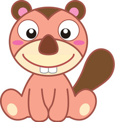 Fototapeta premium cute beaver