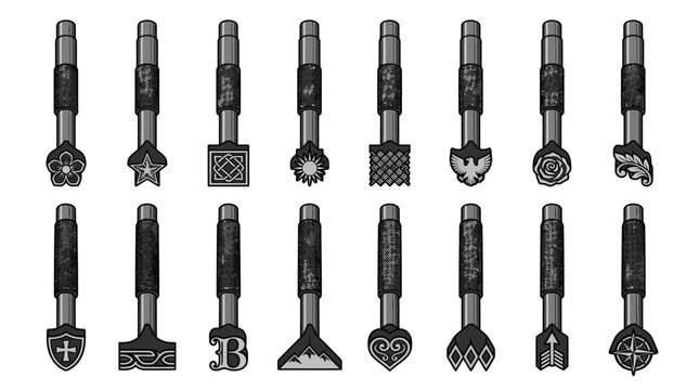 Wrenches and socket tools set.