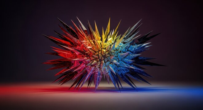 Explosive impact shattering fragile objects into sharp, dynamic fragments, symbolizing overwhelming fury and dramatic emotional release, conflict, frustration, splash