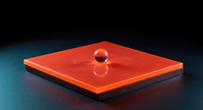 Highly polished, uniform substrate material ready for thermal processing and atomic movement in a laboratory setting, state, uniform, precise