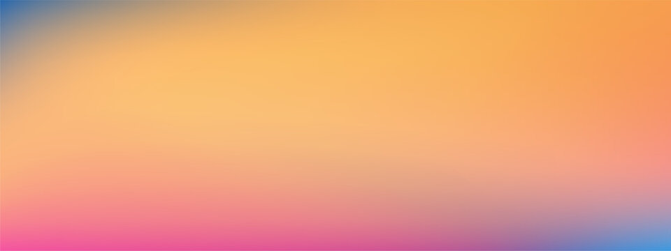 Soft gradient transitions blend warm hues seamlessly. Pastel tones shift gently from yellow to pink and blue. Ideal for backgrounds or abstract design elements. abstract background
