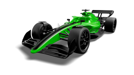 Fototapeta premium Race car. 3d rendering. 3d illustration