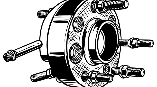 Wheel Hub Assembly Car Part.