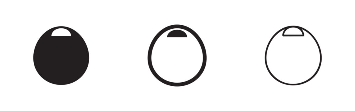 Barrel icon, container and storage vessel