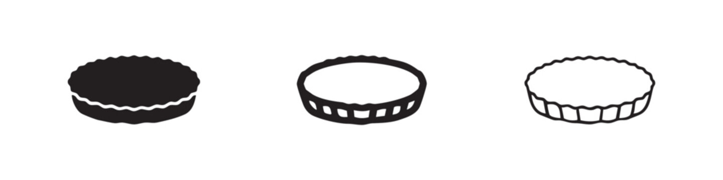 Jar lid icons: solid black, outline with fill, and outline