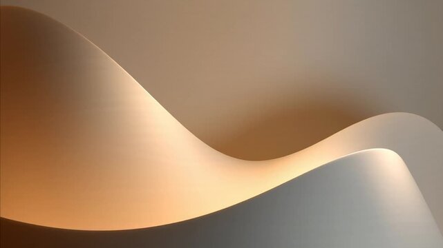 abstract background with soft moving light waves curling 4k