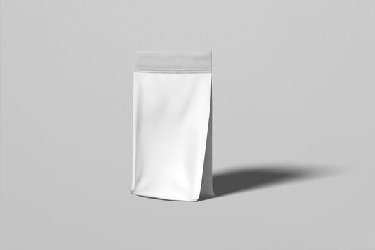 Coffee Bag Pouch Blank Mockup