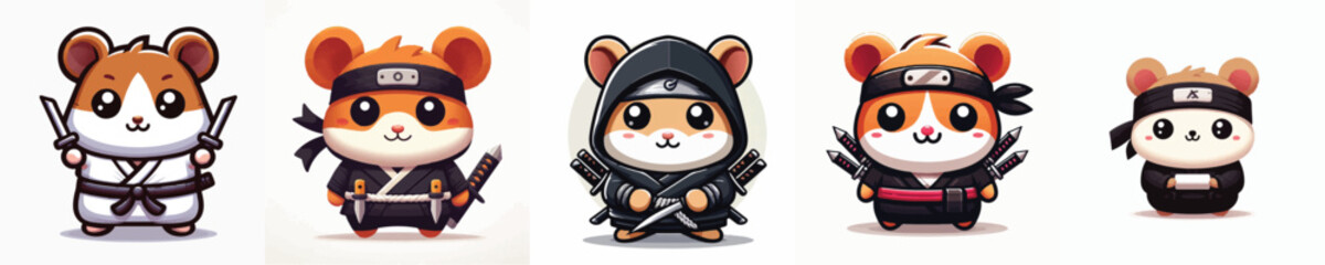 Vector of hamster ninja © FirdianKrisna
