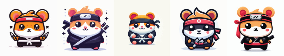 Vector of hamster ninja © FirdianKrisna