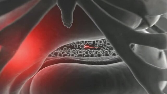 3D Monochrome Rendering of Human Sperm Navigating Among Ova Highlighting Fertilization and Reproductive Biology Concepts in Biological Science