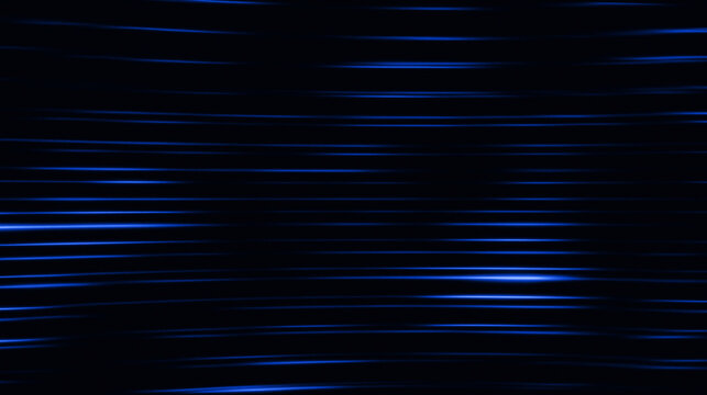 Blue abstract digital wave background with light textures, gradients, curved lines and motion blur, technology style wallpaper with striped pattern and modern vector design